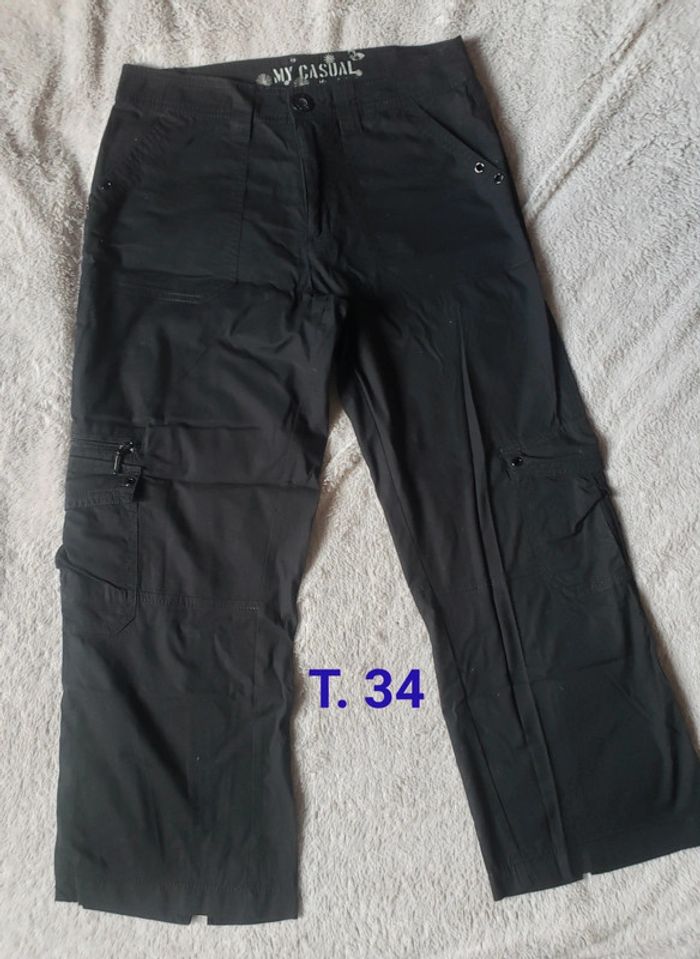 Pantacourt noir Mim taille 34