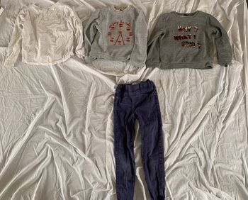 Lot 4 pièces automne/hiver 6-7ans