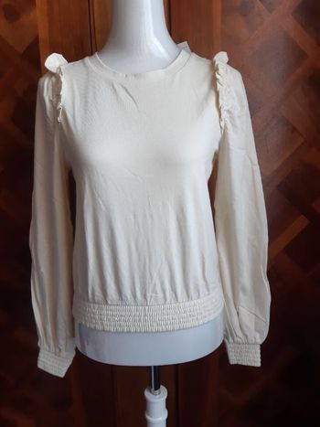 Pull crème Camaïeu