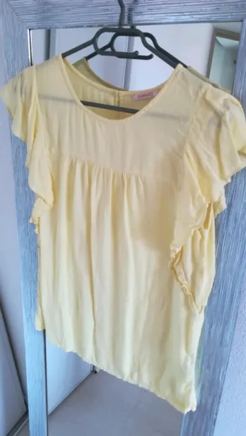 Blouse jaune camaïeu