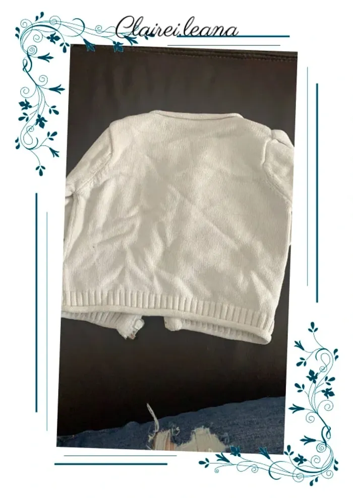 🛑gilet zipper blanc 🛑 - photo numéro 3