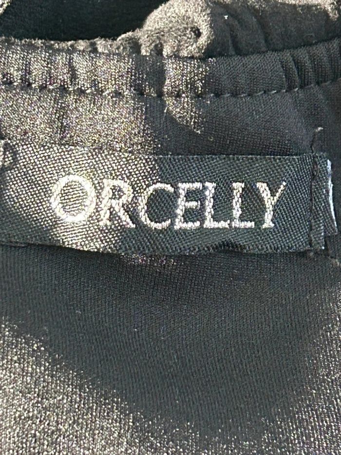 Robe Noire Orcelly - Aspect 'Peau de Pêche' - Taille 38 - photo numéro 5