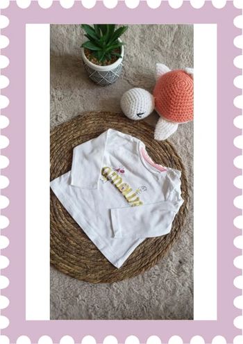 Tee shirt fille 3 mois