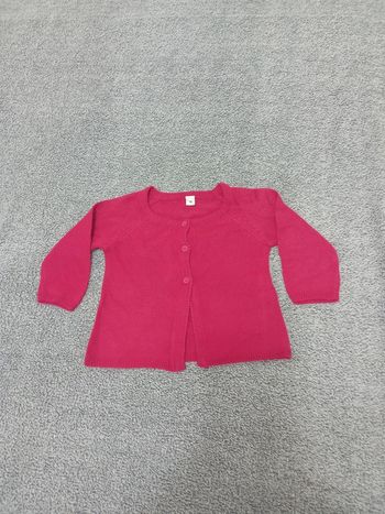 Gilet fushia 3 mois