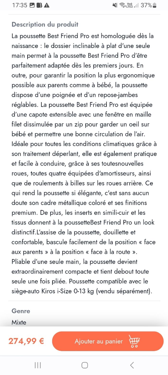 pousette chicco best friend - photo numéro 4