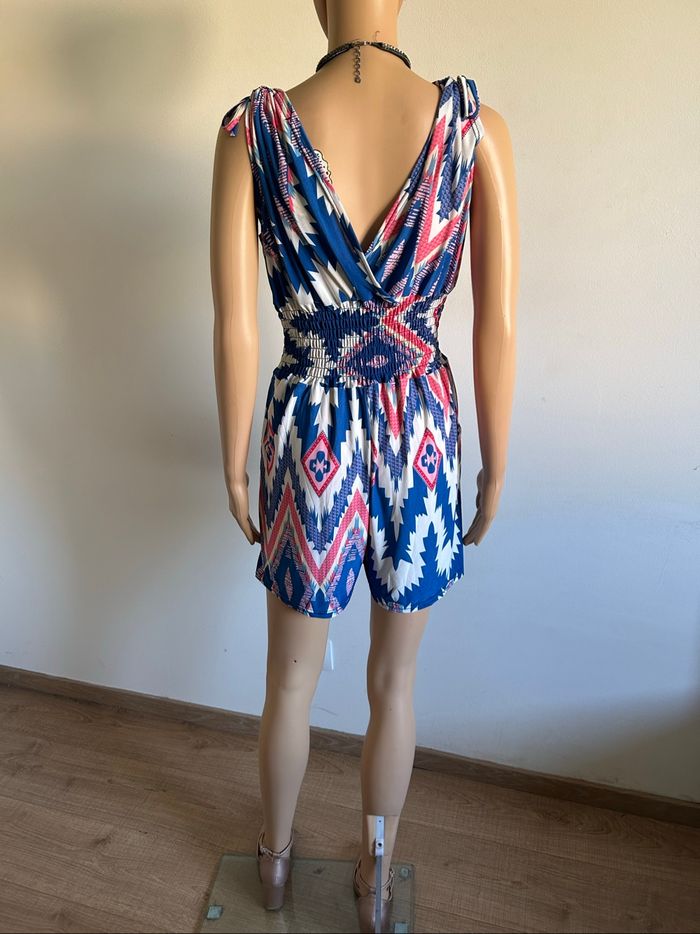 Combishort multicolore neuf sans manches taille XL/XXL (taille petit) - photo numéro 6
