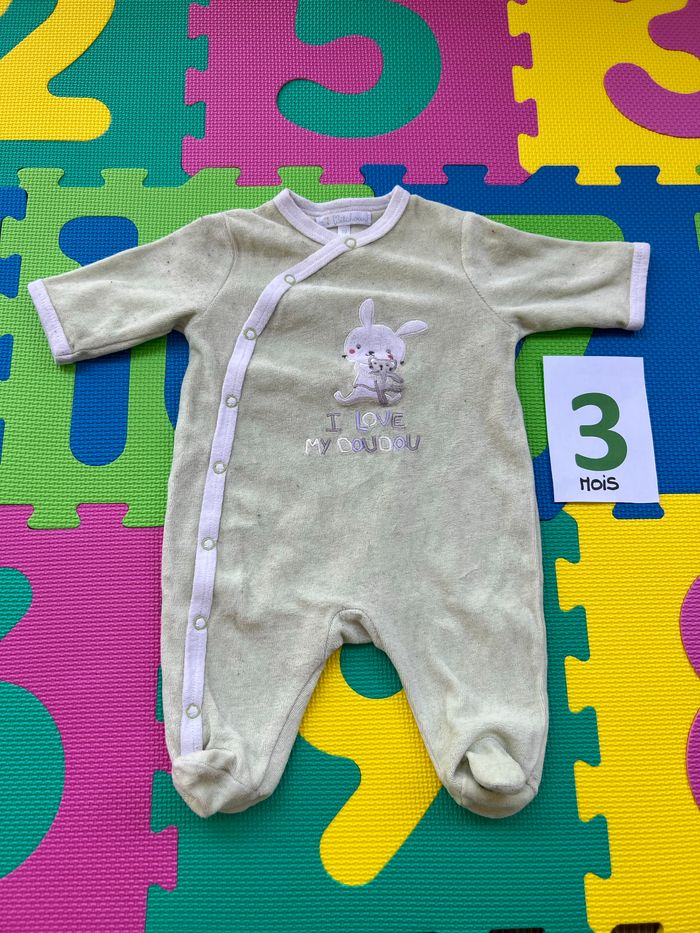 Lot de 7 pyjamas 3 mois - photo numéro 4