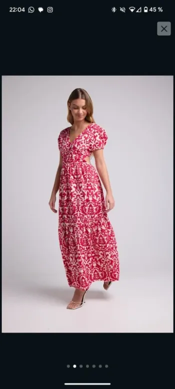 Robe Navy Vera Fushia Taille L