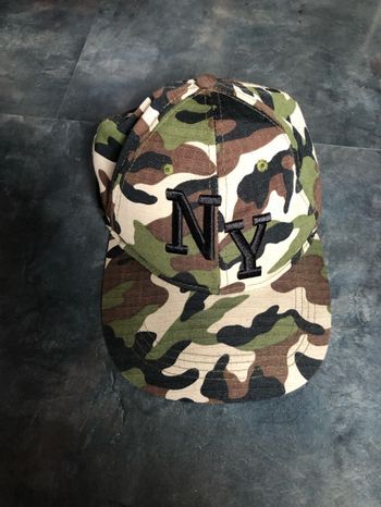 Casquette camouflage brodé NY taille unique