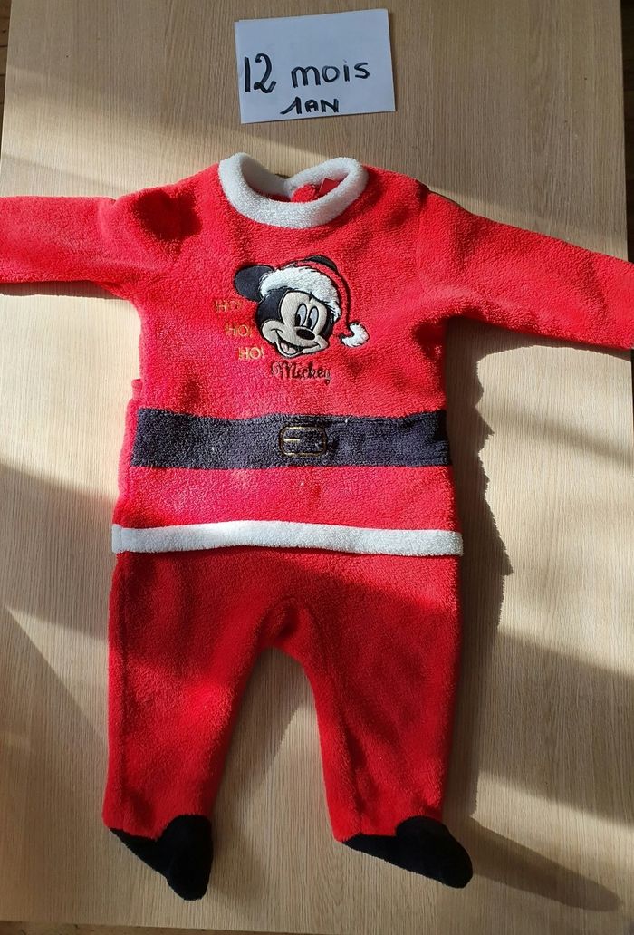 Surpyjama polaire mickey 12mois