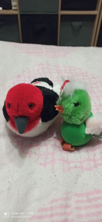 Peluches oiseaux