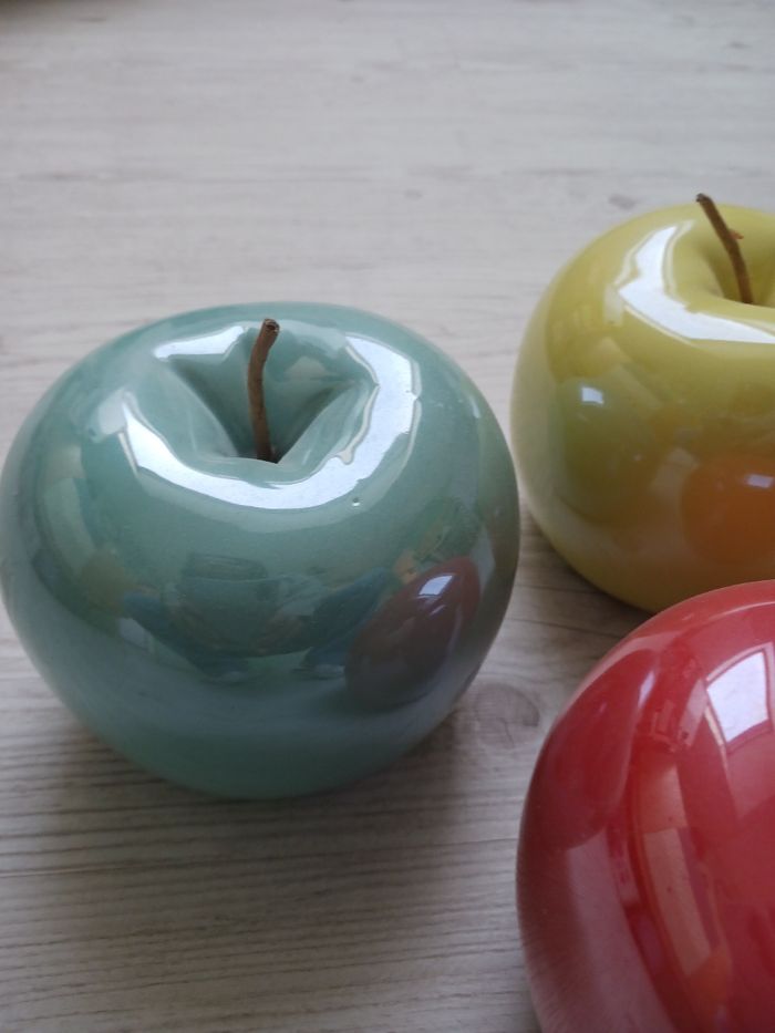 3 pommes décoratives - photo numéro 2