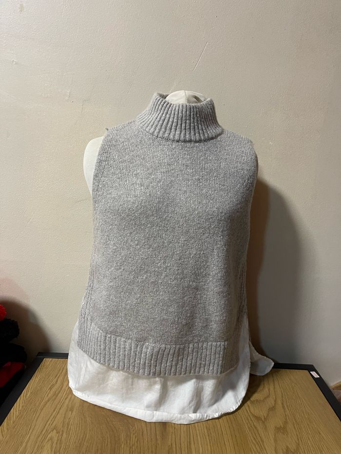 Pull sans manche fille taille 140