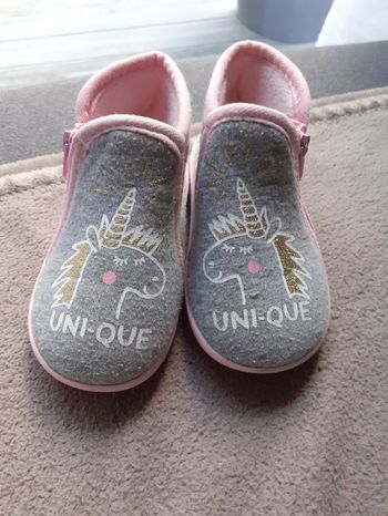 Chaussons licornes fille