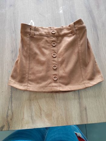 Jupe en daim marron neuf