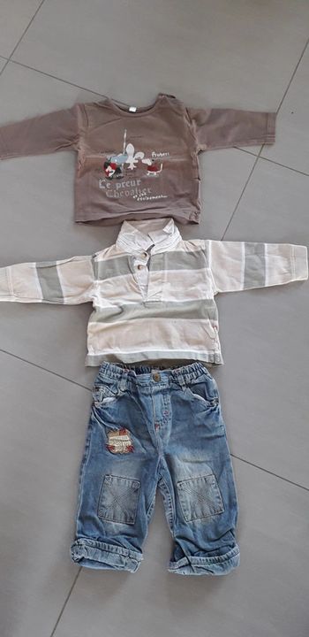 Tenue garçon 3 pièces 9 mois