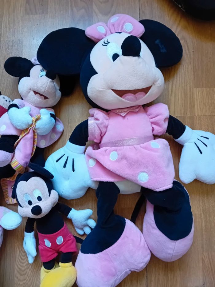 Lot de peluche minnie/mickey - photo numéro 4