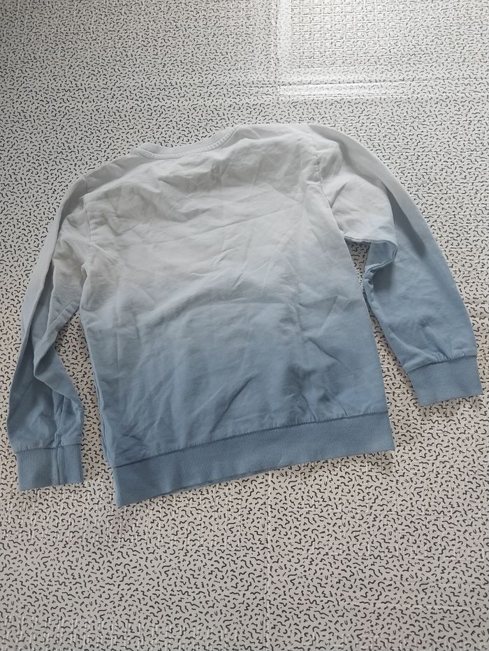Sweat dégradé bleu/blanc – Gémo – 10 ans - photo numéro 3