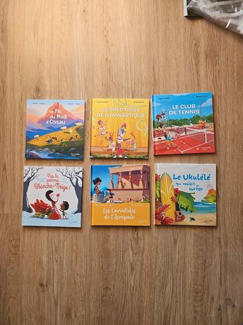 Lot de 6 livres de lecture du soir collection Hachette jeunesse