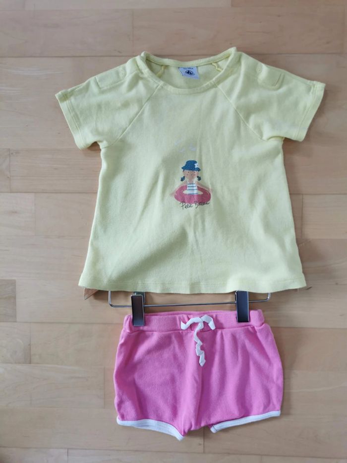 ensemble été petit bateau 3 ans