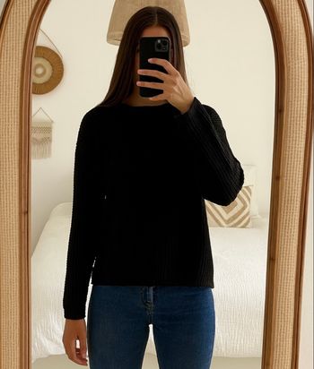Pull noir Boohoo 