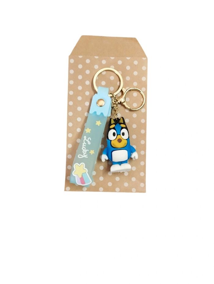 Porte-clés Bluey avec pochette cadeau