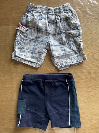 Lot 2 shorts 18 mois 
