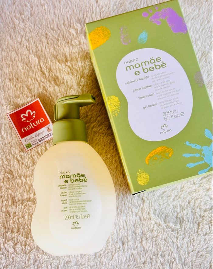 Savon liquide, gel pour bébé Natura Mamãe e Bebê