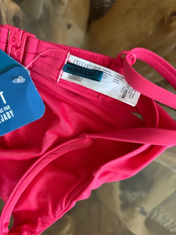 Haut de maillot de bain Maison Lejaby rose malibu S - photo numéro 6