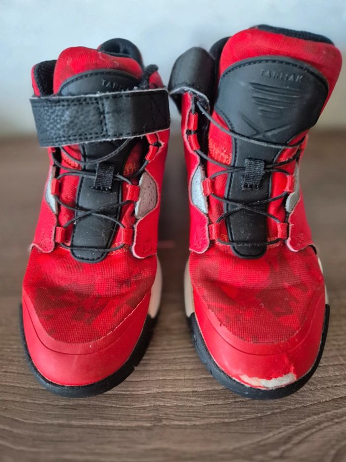 Chaussures basket-ball pointure 34 rouge - photo numéro 2