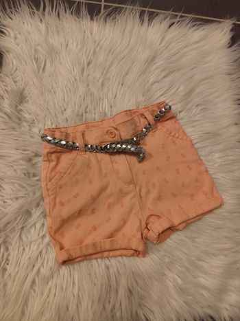 Short en jean's corail