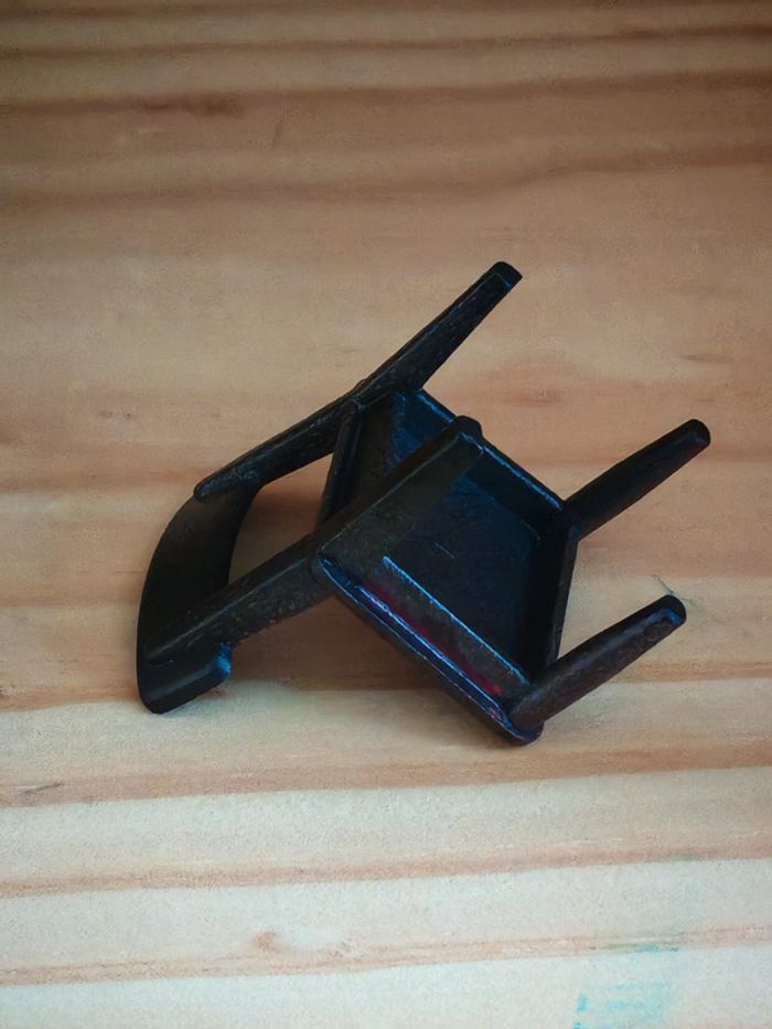 Playmobil theme western medieval 1 chaise marron - photo numéro 2