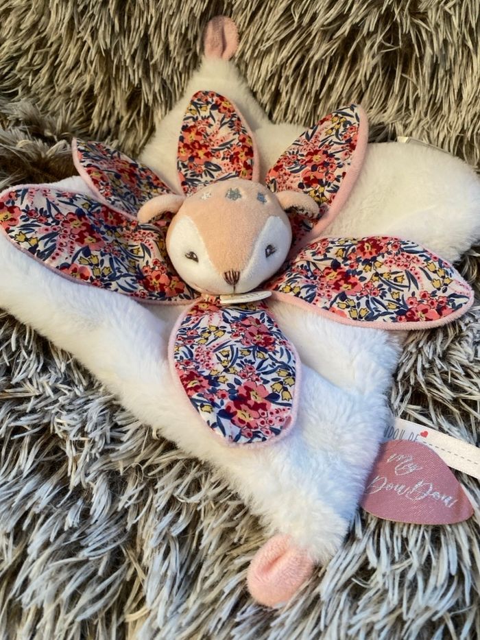 Doudou faon biche plat boh’aime doudou et compagnie