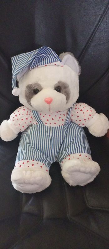 🦝Grand peluche raton laveur