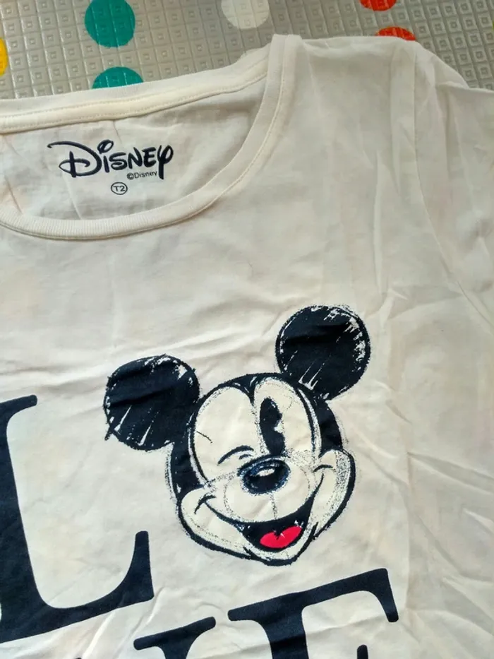 Tee-shirt Mickey disney T2/38 - photo numéro 2