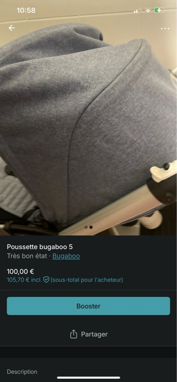Pousette bugaboo bee 5 - photo numéro 5