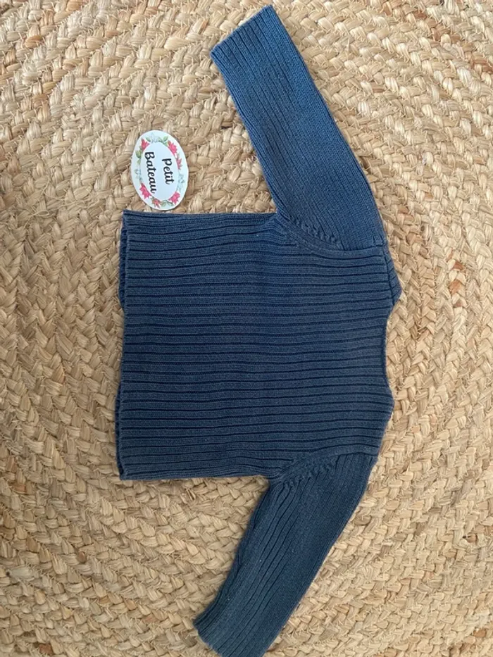 Gilet en tricot 6 mois Petit Bateau - photo numéro 4