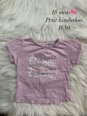 T-shirt 🎀 18 mois 🎀 Petit Kimbaloo