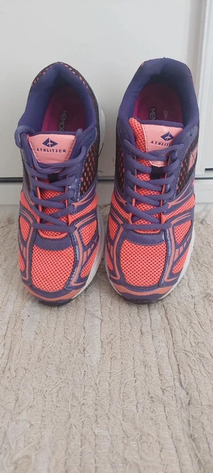 Baskets running Sketchers Athlitech t. 39 - photo numéro 4