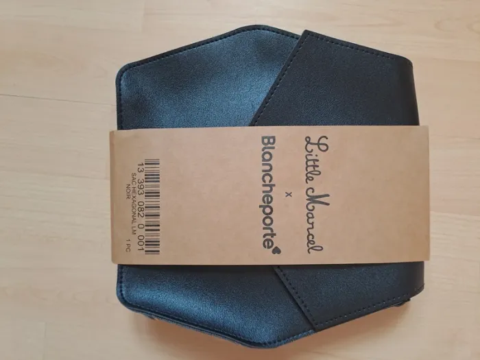 Sac Hexagonal Little Marcel x Blancheporte Neuf - Noir et Imprimé Zèbre Coloré - photo numéro 7