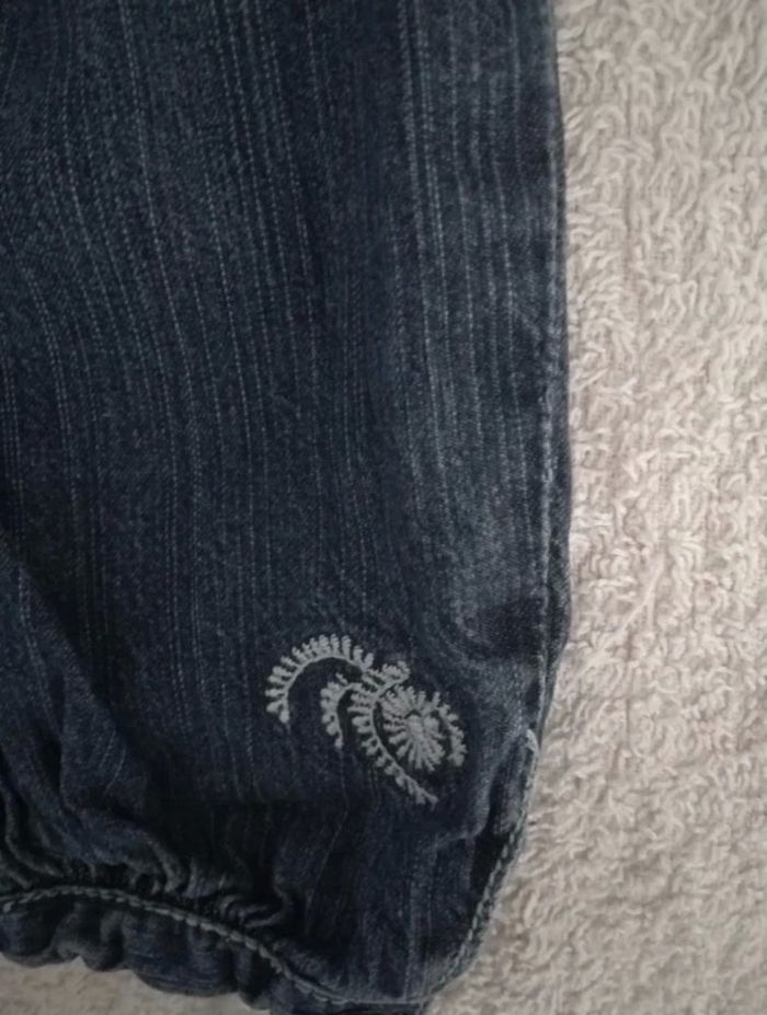 Combinaison jean Obaïbi 6 mois fille - photo numéro 2