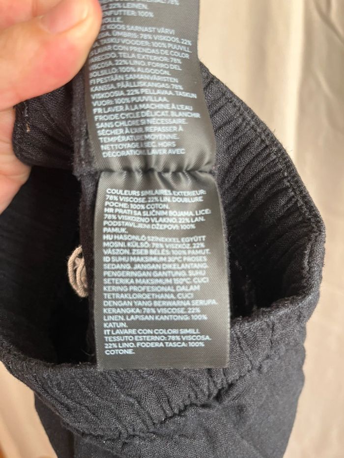 Pantalon coton et lin H&M taille XS - photo numéro 5