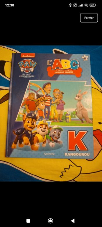 Pat patrouille lettre k