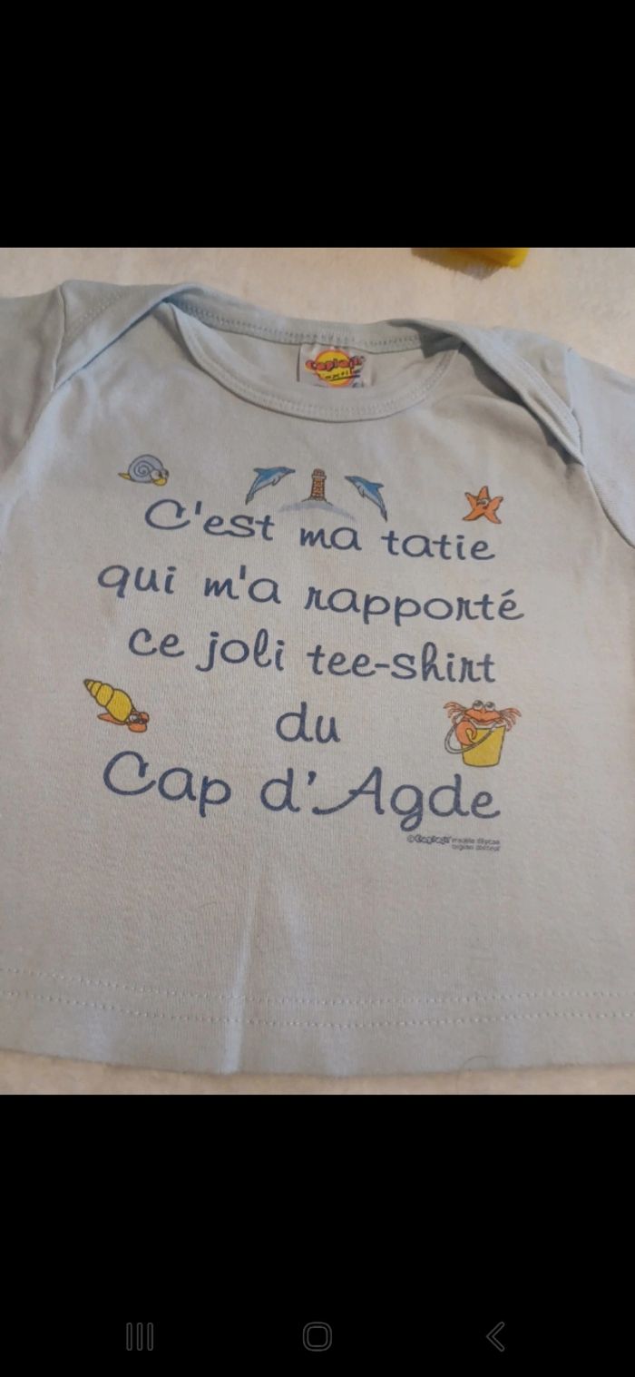T.shirt bébé taille 6 mois - photo numéro 2