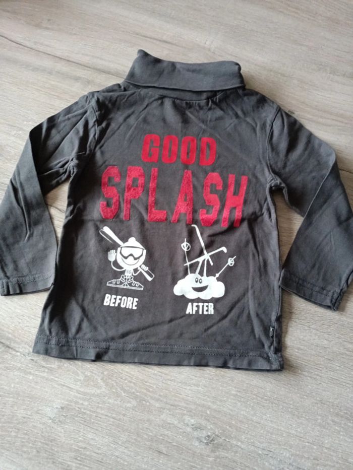 T-shirt col roulé Okaïdi 2ans 86 Okaïdi 18 mois Beebs by