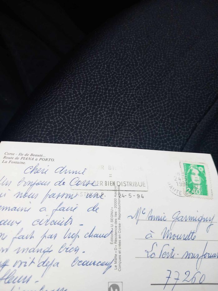 Carte postale d'une fontaine en Corse - photo numéro 4