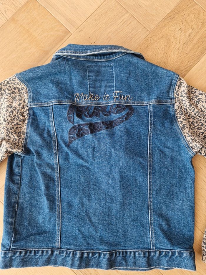 Veste en jean fille bleu Neuve IKKS 14 ans - photo numéro 2