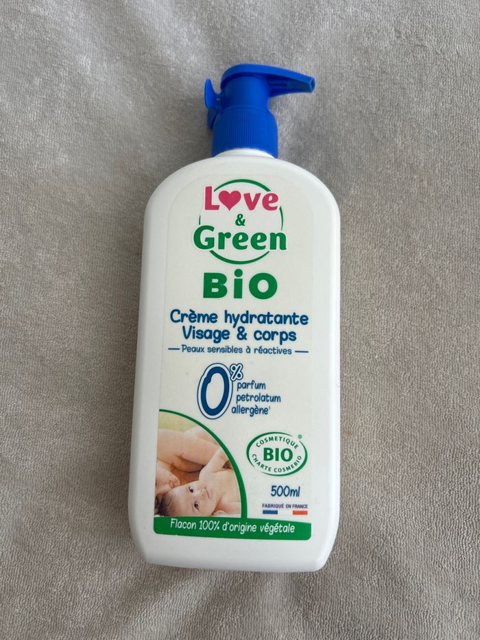 Crème hydratante Love & Green