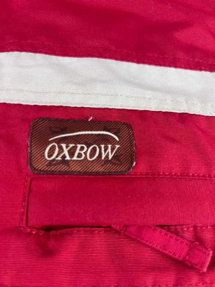 Manteau Ski Snowboard Oxbow Rouge et Écru – Taille M - photo numéro 7