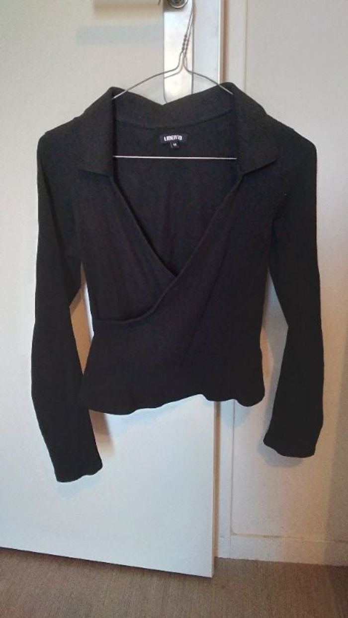 T shirt façon cache cœur